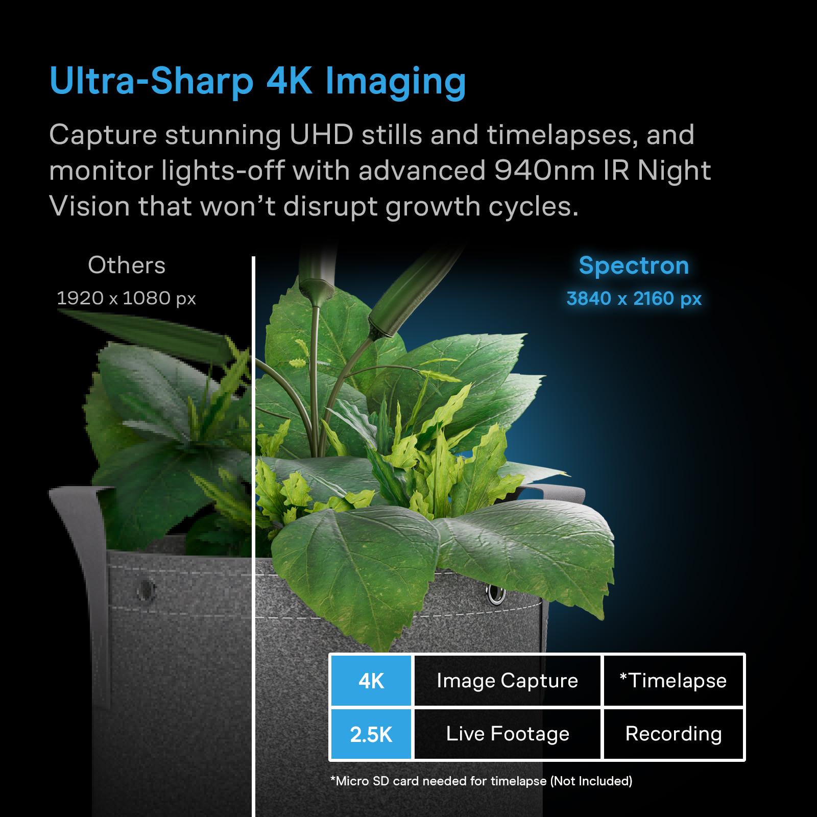 4K Spectron 3 – Advanced 4K Grow Camera with AI - slika 3