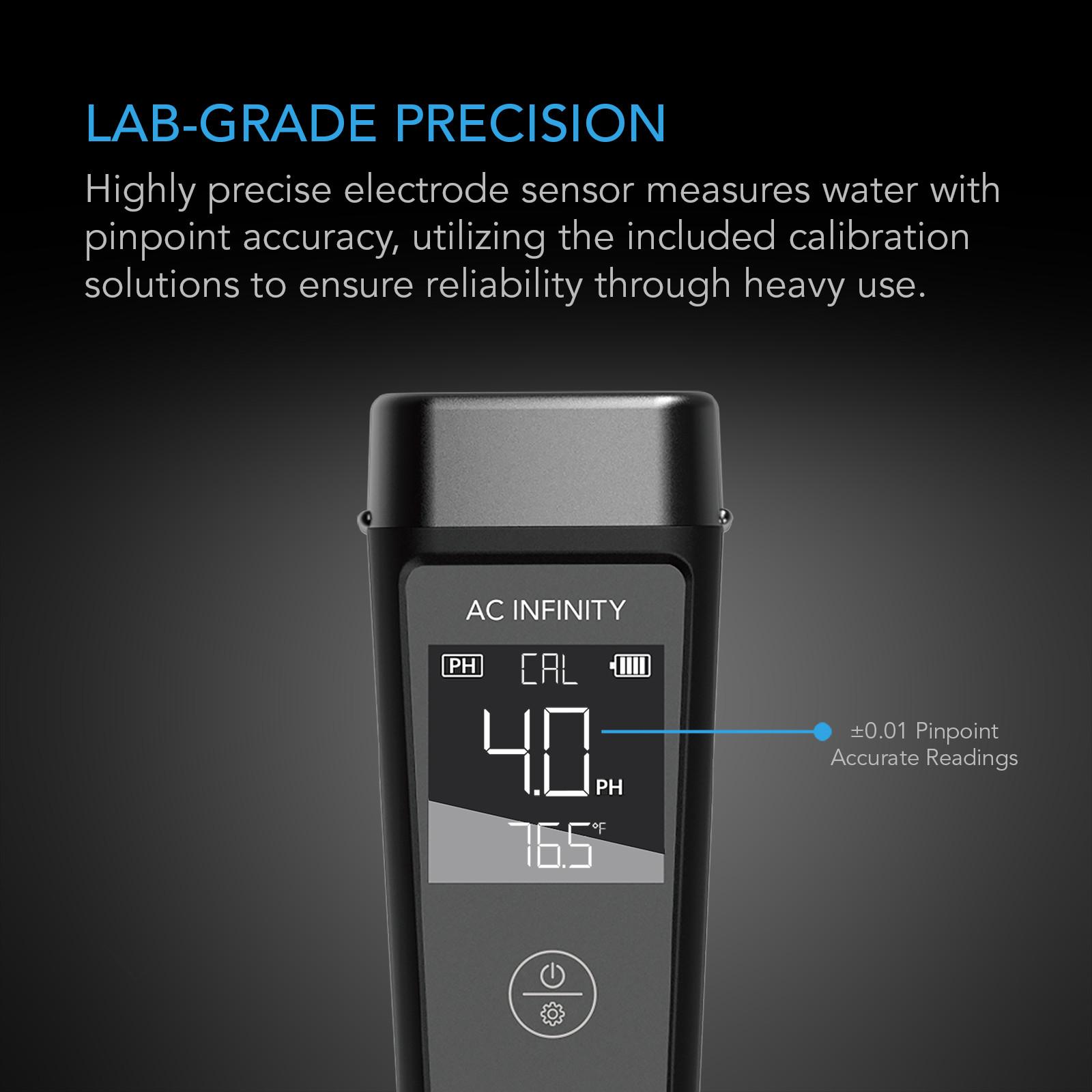 AC Infinity pH Meter PRO Kit Interchangeable Probe - slika 3