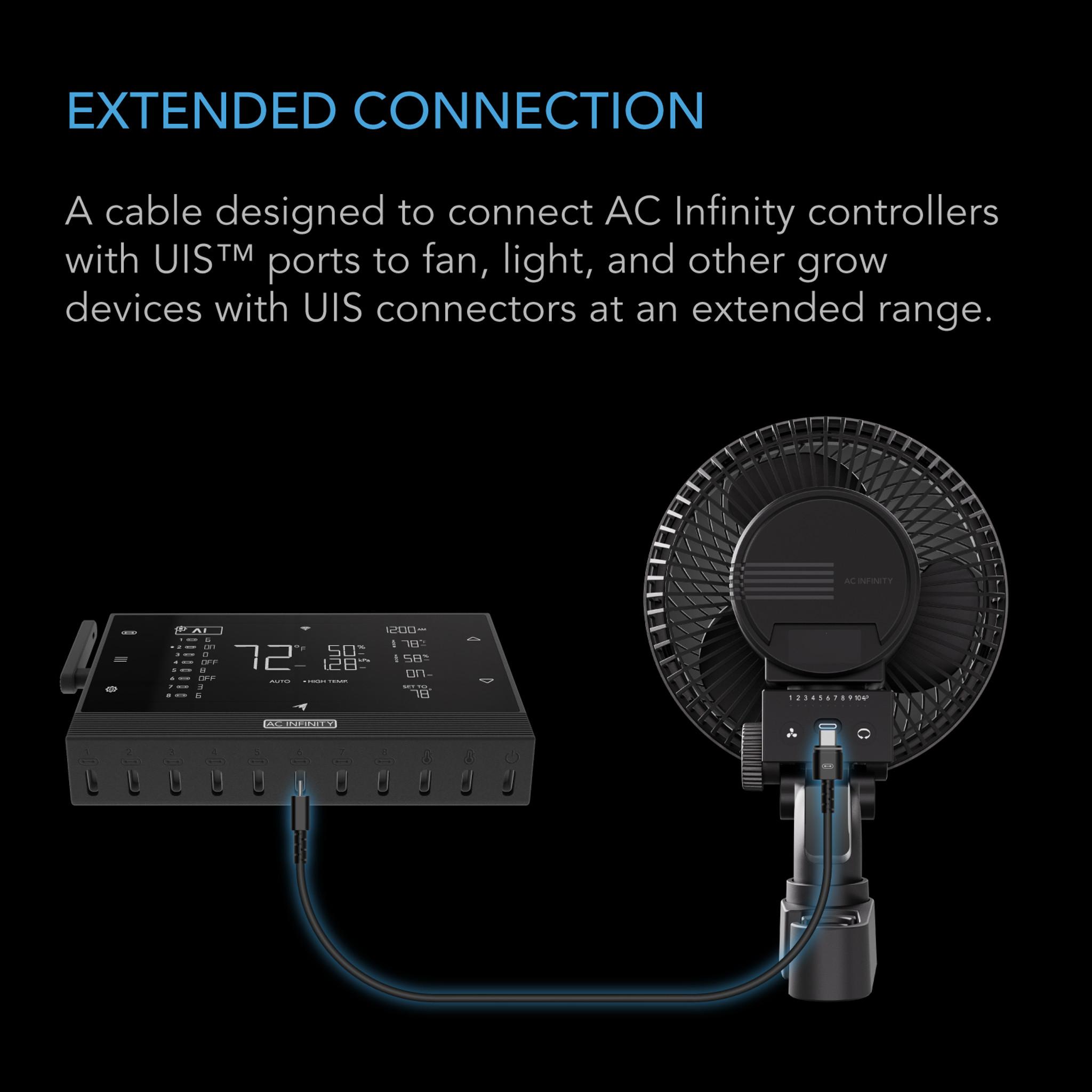 AC Infinity AI and 69 Pro UIS Controller to Device Cable M-M 300cm - Image 2